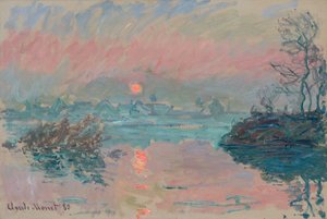 Puesta de sol en Lavacourt, 1880