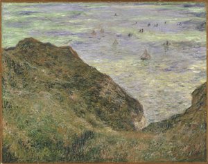 En el acantilado de Pourville de Claude Monet