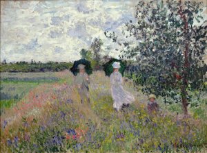 Paseando cerca de Argenteuil de Claude Monet
