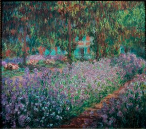 El jardín del artista en Giverny de Claude Monet
