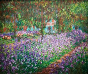 El jardín del artista en Giverny de Claude Monet