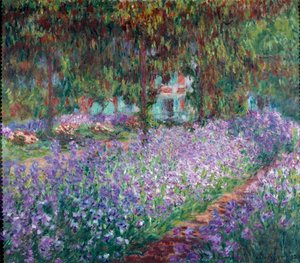 El jardín del artista en Giverny de Claude Monet