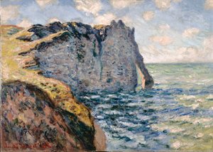 El acantilado de Aval, Étretat de Claude Monet