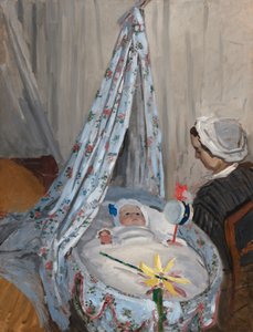 La cuna: Camille con Jean, el hijo del artista