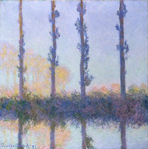 Los Cuatro Árboles, 1891 de Claude Monet