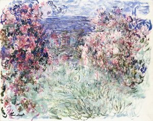 La casa entre las rosas de Claude Monet
