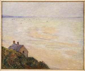 La cabaña en Trouville, marea baja, 1881 de Claude Monet