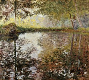El lago de Montgeron, Francia de Claude Monet