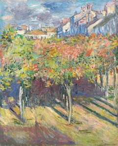 Los tilos en Poissy, 1882 de Claude Monet