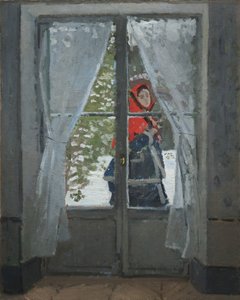 El Pañuelo Rojo de Claude Monet
