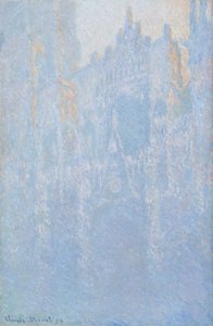 La catedral de Rouen, el portal, niebla matutina, 1894 de Claude Monet
