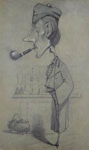 El escocés con una pipa, 1857