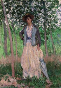 El paseante (Suzanne Hoschedé), 1887 de Claude Monet