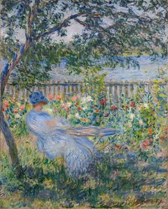 La Terraza en Vétheuil de Claude Monet