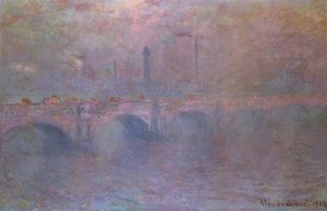 El Támesis en el Puente de Waterloo, 1903 de Claude Monet