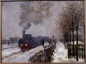 El tren en la nieve