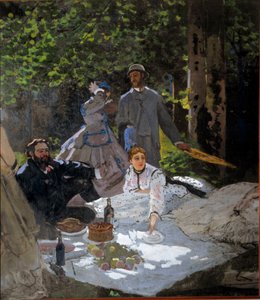El desayuno sobre la hierba de Claude Monet