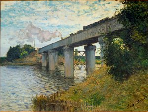 El puente del ferrocarril en Argenteuil