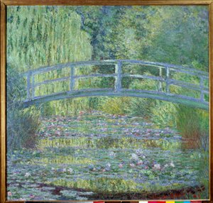 La pasarela y el estanque de nenúfares de Claude Monet