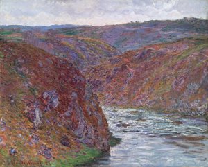 Valle del Creuse (Día gris) de Claude Monet