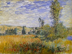 Vetheuil, c.1880 (óleo sobre lienzo) de Claude Monet