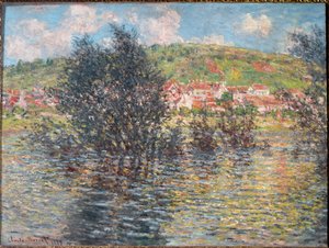 Vetheuil, visto desde Lavacourt de Claude Monet