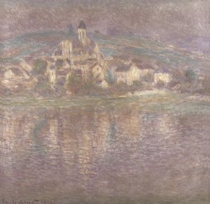 Vetheuil, atardecer, 1901 de Claude Monet
