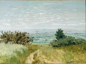 Vista desde la llanura hacia Argenteuil, laderas de Sannois de Claude Monet