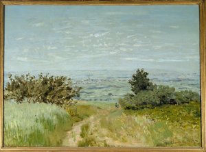 Vista desde la llanura a Argenteuil, laderas de Sannois en 1872 de Claude Monet