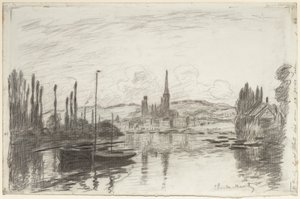 Vista de Ruan de Claude Monet