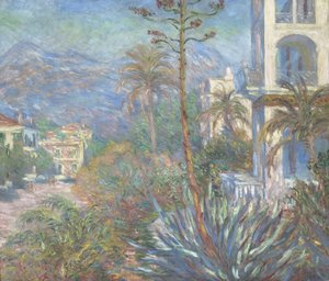 Villas en Bordighera, 1884 de Claude Monet