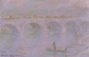 Puente de Waterloo en Londres, 1902 de Claude Monet