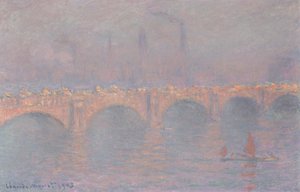 Puente de Waterloo, sol velado