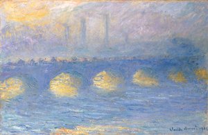 Puente de Waterloo, tiempo cubierto, 1904