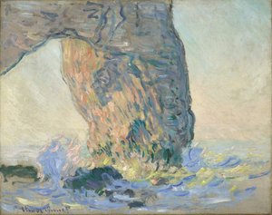 Olas en la Manneporte, circa 1885