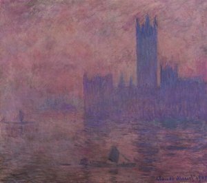 Torre de Westminster de Claude Monet