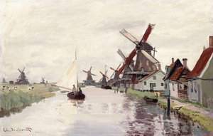 Molino de viento en Holanda, 1871