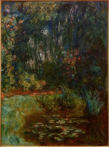 Rincón del estanque de nenúfares, 1918 de Claude Monet