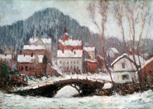 Paisaje de Invierno, 1895 de Claude Monet