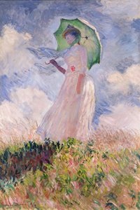 Mujer con Parasol vuelta a la izquierda, 1886