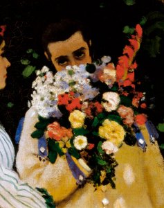 Mujeres en el jardín (detalle) de Claude Monet