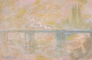 Puente de Charing Cross, Londres de Claude Monet