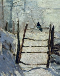 La urraca, 1868-1869 de Claude Monet
