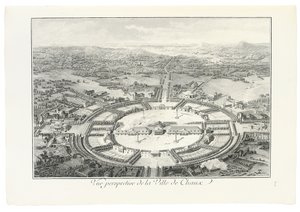 Vista en perspectiva de la ciudad de Chaux, 1804