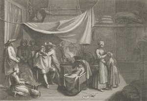 Mañana Le Matin, ca. 1700 de Claude Saint Paul