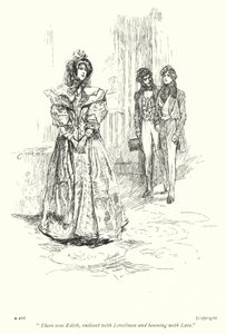 Ilustración para Coningsby de Disraeli (litografía) de Claude Shepperson