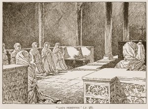 Laus Perennis, ilustración de 