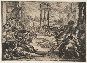 Una masacre por el triunvirato, ca. 1624