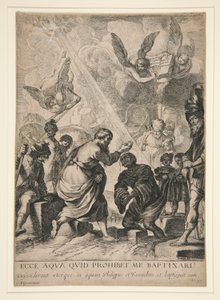 El bautismo del eunuco de Claude Vignon