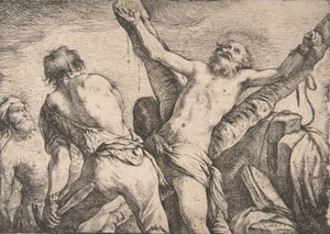 El martirio de San Andrés, 1623 de Claude Vignon